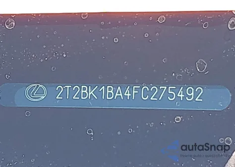 2015 Lexus Rx 350 from USA, damaged, VIN 2T2BK1BA4FC275492